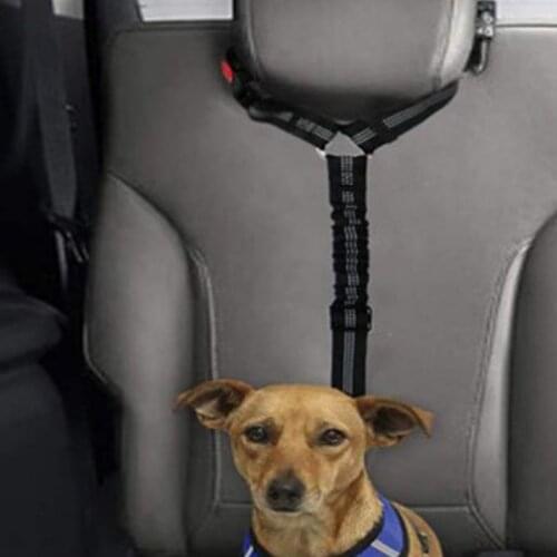 Pet Products Cat Safety Adjustable Car Seat Belt Harness Leash Puppy Dog Seat-belt Travel Strap Leads Universal