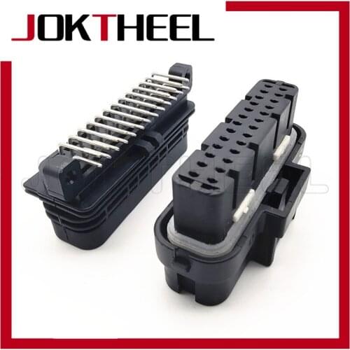 1 set 1.0mm two row SUPER SEAL 26 Pos pin sealed female male pin PCB connector computer ECU TE AMP auto plug 6473711-1 1473712-1