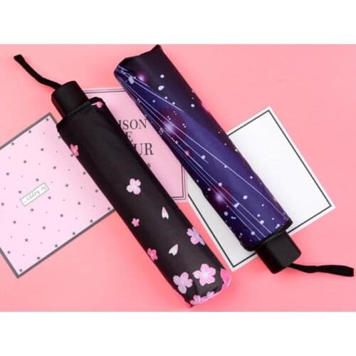 3 Colors New Fashion Folding Reverse Umbrella Double Layer Inverted Anti-UV Rain Sunshine Windproof Rain Car Umbrellas For Women