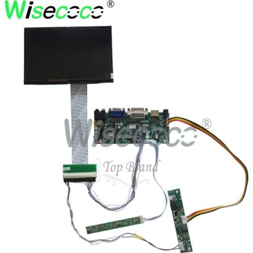 Sunlight readable 7 inch 1200 nits high brightness screen display with VGA controller board for industrial and outdoor display