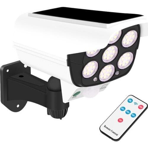 LED Solar Waterproof Outdoor Wall Light Motion Sensor Garden Park Lighting Courtyard Street Decoration Lamp with Remote Control