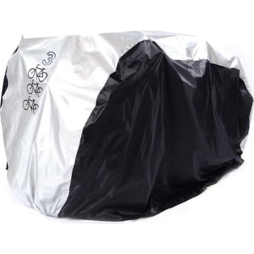 3 Bike Universal Waterproof Nylon Bicycle Cycle Bike Cover Outdoor Rain Dust Protector