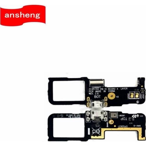 USB Charge Charging Mic Microphone Board Flex Cable For Asus Zenfone C ZC451CG/Z007 Mobile Phone