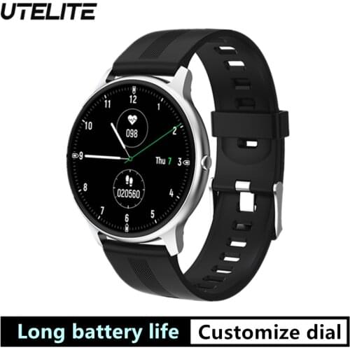 UTELITE Top Quality LW11 Smartwatch Ultra-thin Body 1.28inch Screen Long Standby Men Women Watch Fitness Watches For Android ios