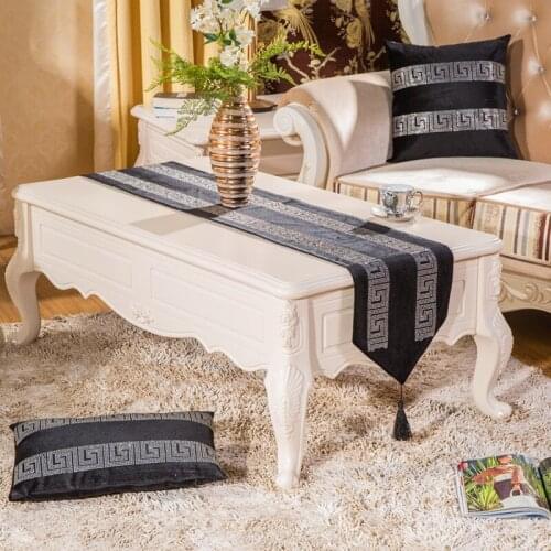 Nordic Table Runner Decoration Table Cover Dustproof Cabinet Cover Diamonds Ironing Tech 32x180cm 32x200cm