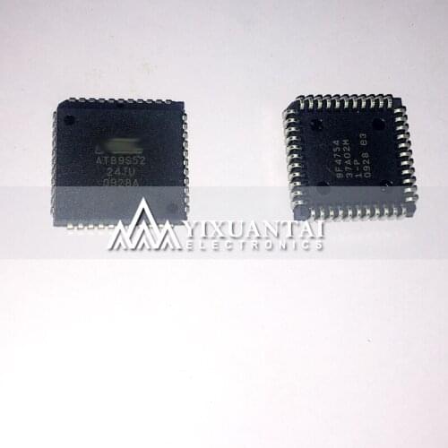 5pcs/lot 50pcs/lot 100pcs/lot Free shipping 100% original AT89S52-24JU AT89S52-24 AT89S52 PLCC44