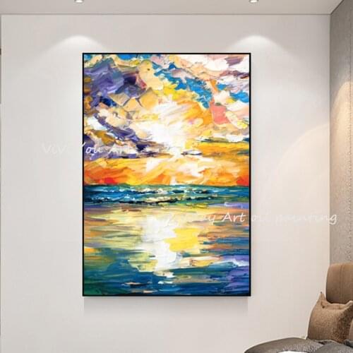 Abstract Bright Colour Blocks Canvas Art Modern Painting For Living Room Aisle Entrance Fashion Artistic Wall Decor oil painting
