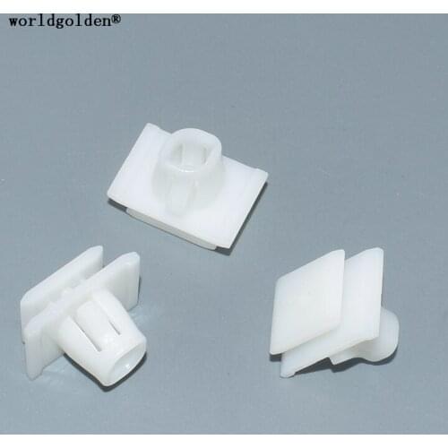 Worldgolden 100pcs auto fasteners Rocker Panel Retainer for Honda#75315-S9A-004(75315S9A004),HONDA#75315-STK-A01(75315STKA01)