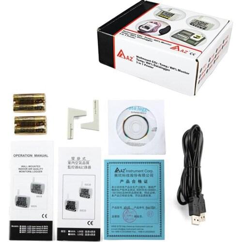 AZ-8808 Temperature and Humidity Recorder Large LCD Display