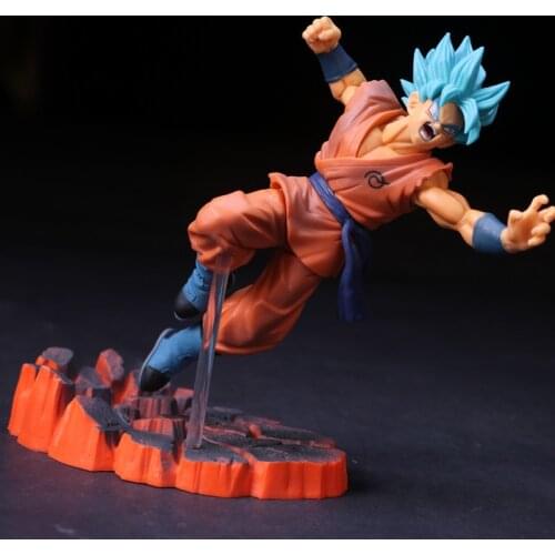 Dragon Ball Action Figure Goku Golden Frieza Super Saiyan Model Blue Toys Dragon Ball Super Figure Ornaments Toys Holiday Gifts