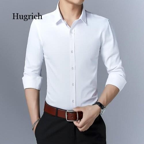 Мужские хлопковые рубашки Hugrich China At AliExpress