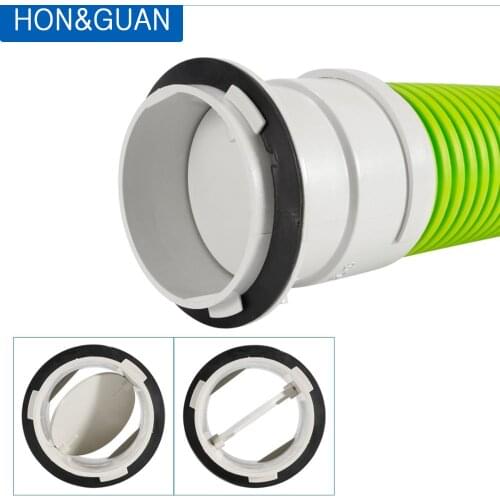 75mm Backdraught Shutter Ducting Connector with One Way Damper Flap for Inline Extractor Fan Vent Back Shutter Air Ventilation