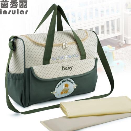 Fashion Large Capacity Multifunction Baby Diaper Bag Durable Baby Bag Mommy Bag Nappy Bag