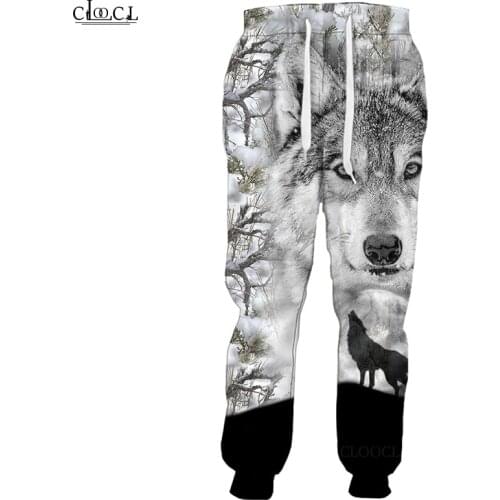 CLOOCL Fashion Newest Popular Animal Wolf Men Women Trousers 3D Print Hip Hop Hot Selling Harajuku Pants Drop Shipping