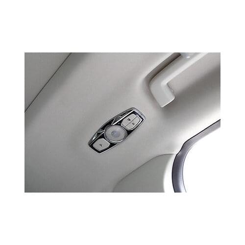 Stainless Rear reading light lamp cover trim 1pcs for FORD FUSION 2013 2014 2015