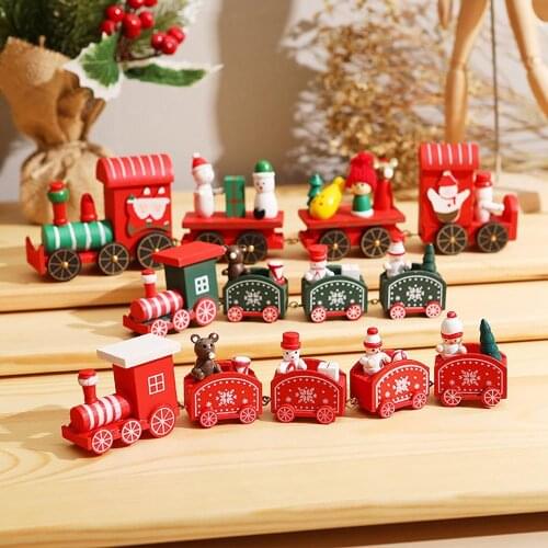 PATIMATE Wooden Christmas Decorations