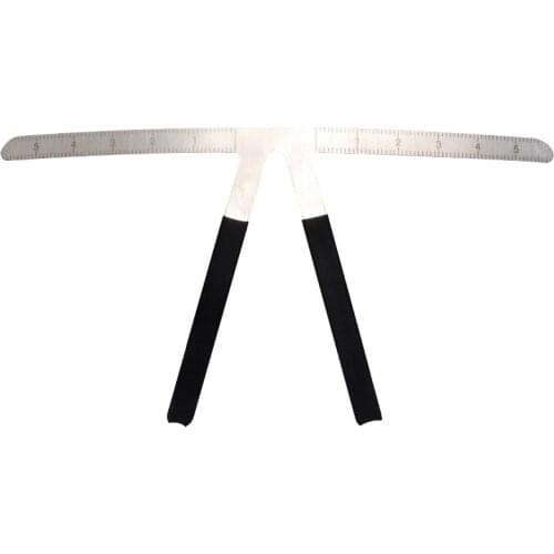 Biomaser Permanent Makeup Tattoo Eyebrow Ruler Measure Tool Metal Eyebrow Balance Ruler Shaping Stencil Tools