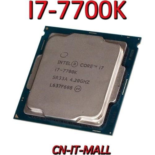 Intel Core I7-7700K CPU 4.2G 8M 4 Core 8 Thread LGA1151 Processor