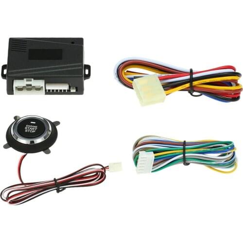 Starter KKMOON Auto Car Alarm Engine Push Button Car Engine Push Start Stop Button Ignition Remote