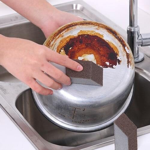 Magic Sponge Brush Cotton Nano Brush Decontamination Rust Scale Brush Bowl Wash Pot Cleaner Home Kitchen Cleaning Tools