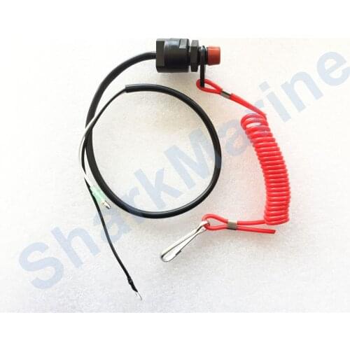 Engine stop switch assembly for YAMAHA outboard PN 65W-82575-01