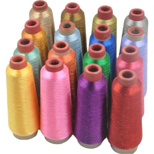 Cross-stitch gold and silver thread / computer embroidery sewing thread / hand stitching / sewing thread / embroidery manual DIY