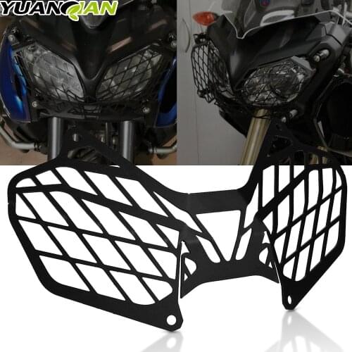 XT1200Z For YAMAHA Super Tenere XT1200 Z XTZ1200 XTZ 1200 Motorcycle Black Modification Headlight Grille Guard Cover Protector