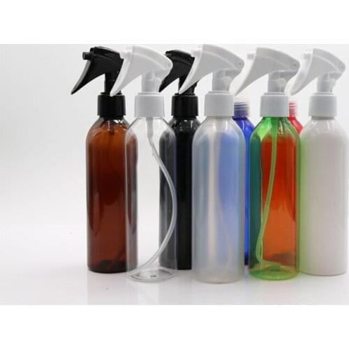 250ml PET Plastic Bottle Small Mouse Empty Bottle Hand-held Spray Gun Bottled Perfume Bottle Watering Flowers