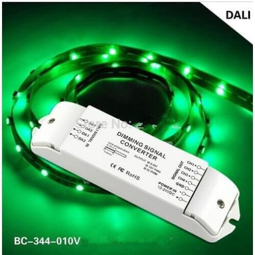 BC-344-010V DC12V-24V 4 channels DALI to 0-10v signal converter