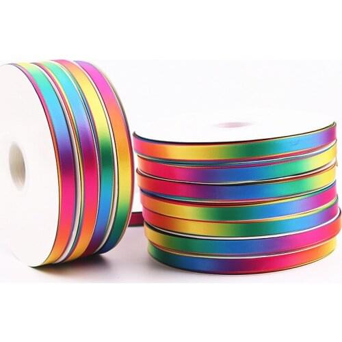 5Yards/Roll Best quality Silk Satin Ribbons arts crafts sewing ribbon handmade crafts materials gift wrap 10 mm JJ129