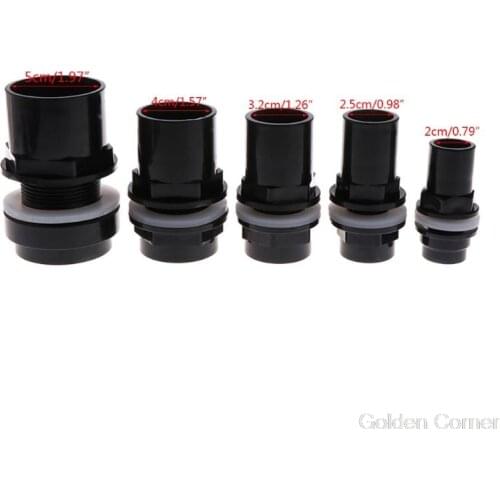 Aquarium Inlet Outlet Fitting Head Water Pipe Fitting Connector 20/25/32/40/50mm O23 20 Dropshipping