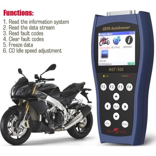 Auto Scanner Handheld Scanner MST-500 OBD Scanner Diagnostic Tool for Universal Motorbike supported most brand