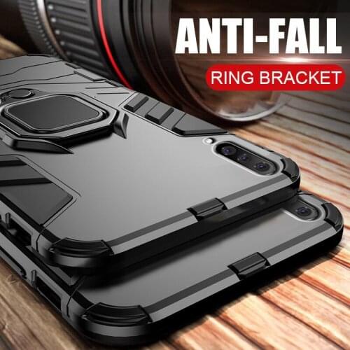 Armor Metal Ring Kickstand Cover For Samsung Galaxy A10 A10S A20 A20S A30 A30S A40 A40S A50 A50S A70 A70S S8 S9 S10 Plus Case