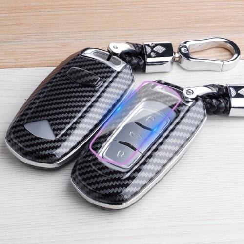 Carbon fiber ABS remote key case for Geely Atlas Boyue NL3 EX7 Emgrand X7 EmgrarandX7 SUV GT GC9 borui Car remote key case