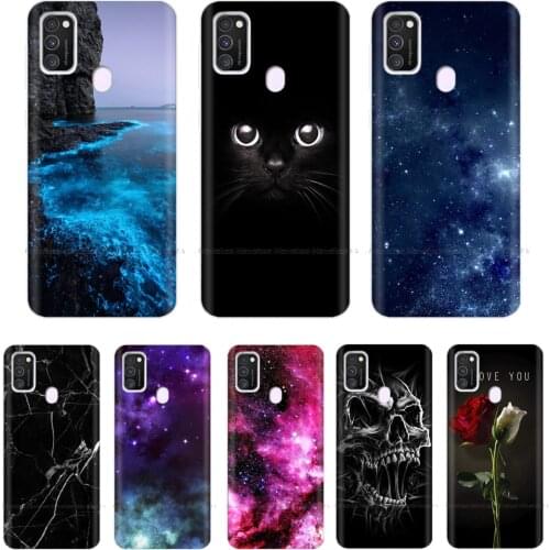 For Samsung Galaxy M21 Case Back Cover Soft Silicone TPU Phone Case For Samsung Galaxy M20 M21 M30 M30s M31 Case Cover Bumper