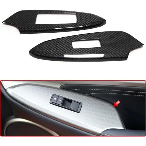 For Volvo XC60 2018 2019 Real Carbon Fiber Car Side Wing Rear View Mirror Cover Trim Protection Cap Case Shell Trim