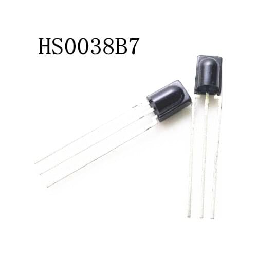 10PCS HS0038B7 HS38B HS0038B 38KHZ Photo Module IC PCM Remote Infrared,SIP3 inserted straight, infrared receiver IN STOCK