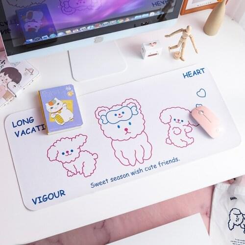 Placemat Home Decoration Accessories Modern Cartoon Cute Computer Waterproof Student Desk Mat Large Keyboard Mouse Pad Desk Pad