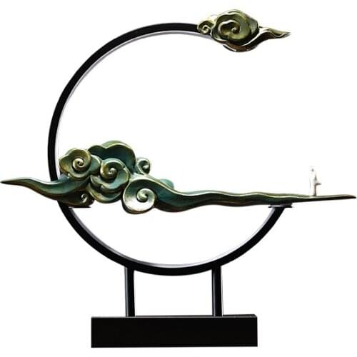 Creative Lamp Ring Incense Burner Ornaments Zen Hallway Indoor New Chinese Style Table Decoration Sandalwood and Incense Burner