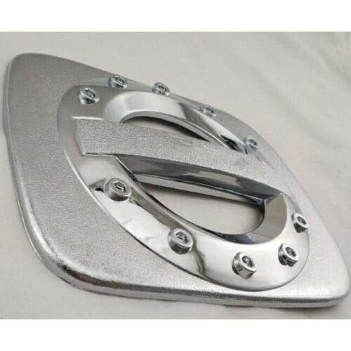 FOR Toyota INNOVA 2005-2012 Fuel tank cap High quality plating decorative parts Fuel tank stickers