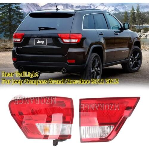MZORANGE Inner/Outer Rear Light Car Styling Tail Brake Lamp Tail Assembly For Jeep Compass Grand Cherokee 2011 2012