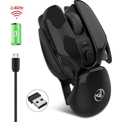 The new wireless silent mouse 1600DPI rechargeable office mouse usb computer accessories peripheral mouse for PC laptop office