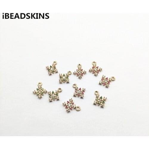 New arrival! 13x10mm Cross shape Cubic Zirconia charm Copper Accessories for Earrings parts,Accessories,hand Made Jewelry DIY