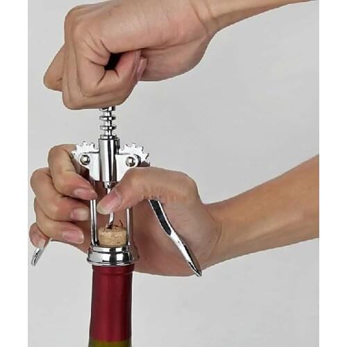 Stainless Steel Waiter Metal Wine Corkscrew Bottle Beer Cap Opener High Quality Wine Bootle Opener Home Restaurant Kitchen Tools