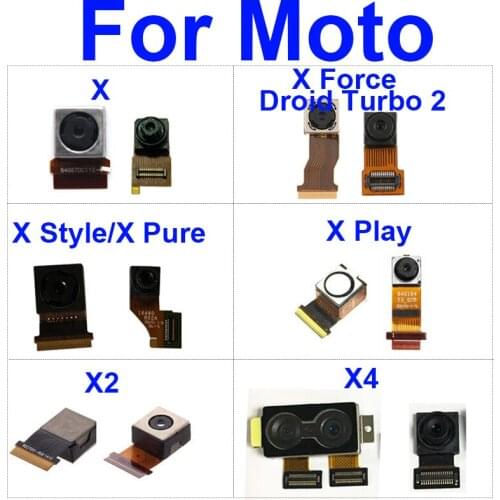 Front Facing Main Rear Camera For Moto X XT1053 X2 XT1097 X4 XT1900 X Play Style Force XT1561 XT1570 XT1581 Droid Turbo 2 XT1585