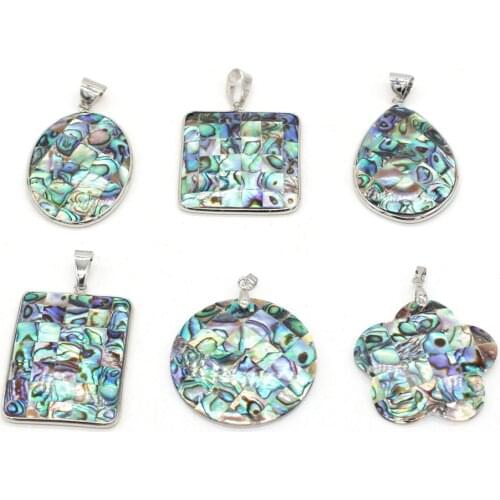 Natural Shell Pendant Cross shape Mother of Pearl Abalone Shell Exquisite charms For jewelry making DIY Necklace accessories