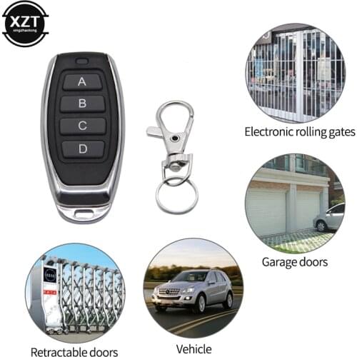 Clone Remote Control Wireless Transmitter Garage Gate 433MHZ 4 Buttons Door Electric Copy Controller Anti-theft Lock