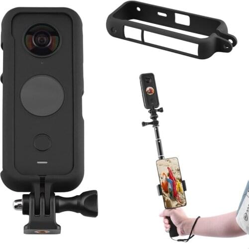 Insta360 ONE X2 Protection Frame Vertical Expansion Adapter Mount Holder Border Cage Case Shell Sports Camera Accessories