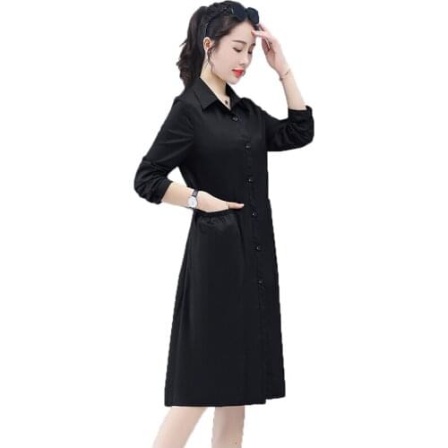 Women Fashion Clothes Single Breasted Solid Slim Long Coat 2019 New Spring Autumn Big Size 5xl Elegant Ladies Casual Trench
