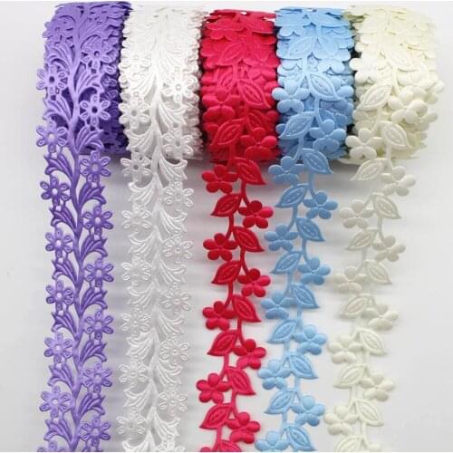 1-1/2 38mm hollow lace embossed ribbon 10y/20y DIY handmade material lace headdress bow clothing shoes hats accessories flowers